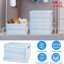 2 pièces 56L bacs de rangement pliables avec couvercle anti-poussière imperméable à l'eau intérieur sac poignée poignée de rangement empilable boîte de rangement pour Campin-1126573041-1126573040-1126573006