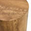 Table basse cylindrique à motifs - multifonctionnelle