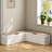 L-Shaped Corner Shoe Bench With Large Capacity Storage & Optional Cushions in Multiple Colors-613244343