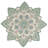 Thompson Novelty Hand Tufted Wool/Cotton Geometric Rug in Beige/Green-24292014