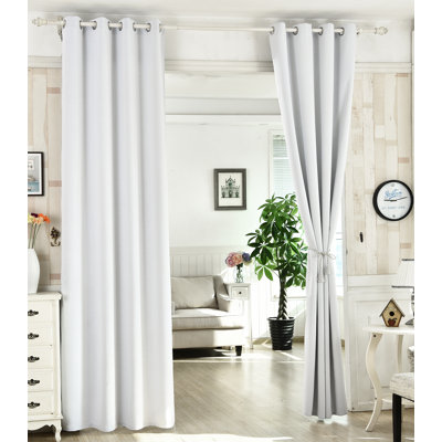 Thermovorhang-Set Aylia mit Ösen, verdunkelnd