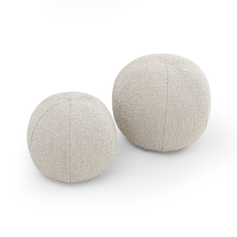Balle Circular Pillow Cover & Insert, Knoll Sand