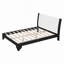 Cadre de lit en pin et bois composite 210 x 177 cm, matelas de 6 à 8 pouces (227 kg), sans sommier, mobilier de chambre moderne