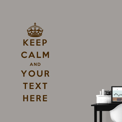Adhésif décoratif «Keep Calm»