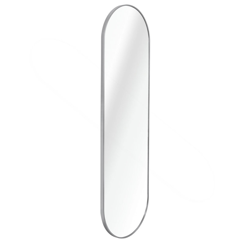 Miroir de salle de bain argenté