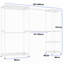 Clothing Rack with 5 clothes rails and 6 height-adjustable shelves-1130855078