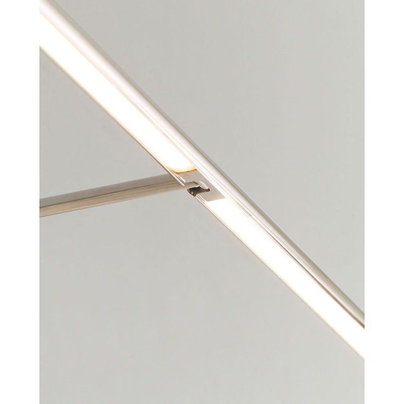 Plural Dome Picture Light, 0.5" H x 24" W x 8.9" D, Polished Nickel, 17.4