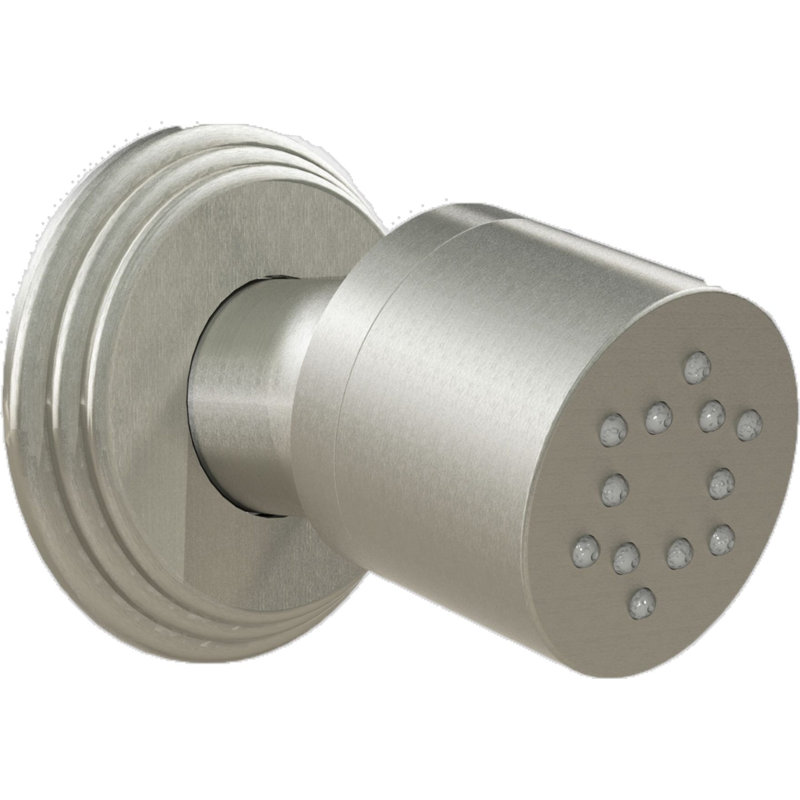 Miramar Thermostatic Complete Shower System, Satin Nickel