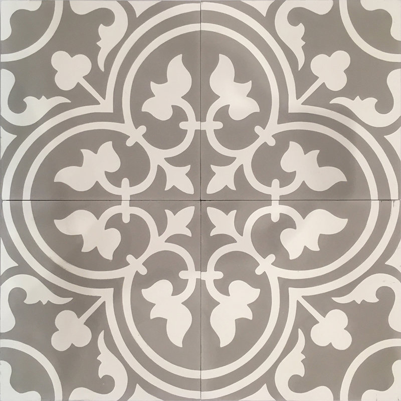 Cemento 8 in. x 8 in. Honed Tile, Malaga