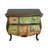 Hand-Painted Two-Drawer Accent Chest for Entryway