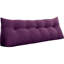 Lit à dossier assis en velours côtelé confortable, tête de lit, coussin de lecture, dossier triangulaire, compression-104469080-99222254