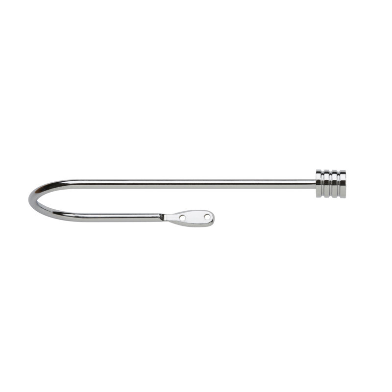 Curtain Holdback, Chrome, 0.24cm H x 28cm W x 10.70cm D