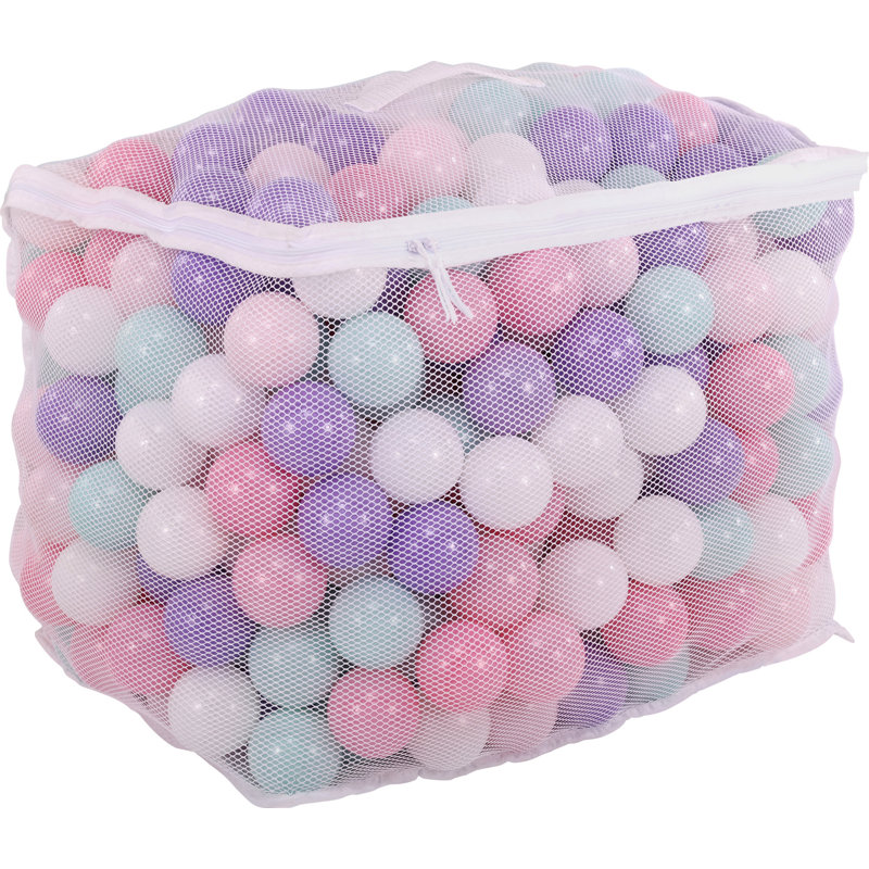 BalanceFrom Fitness 2.3" Crush Proof Play Pit Balls w/Storage Bag, 400 Count