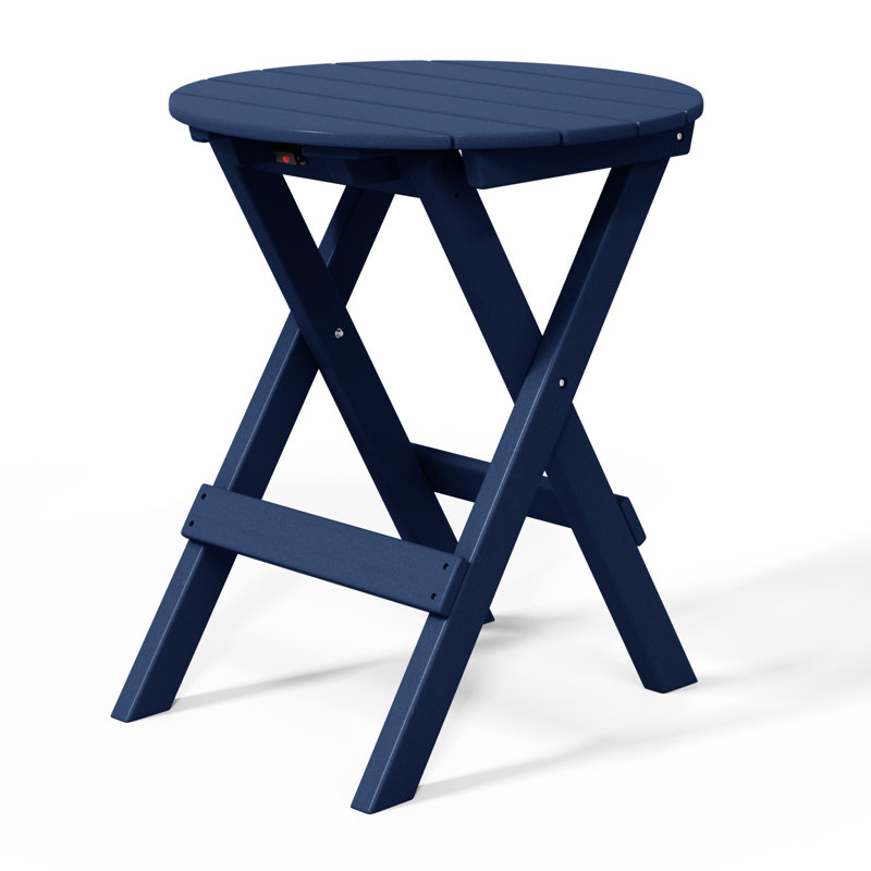 Table de salle à manger ronde, Bleu