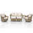 Beige Cushion/Natural Frame is out of stock