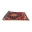 Tapis traditionnel rouge / noir-535601863