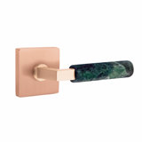 Select Round Door Lever with Square Rosette