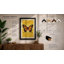 Golden Butterfly Modern - Framed Print-677796053-677796072