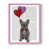 Cadre photo rose simple est en rupture de stock sélectionné