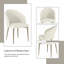 Chaise d'appoint en tissu Cora seulement, chaises non incluses