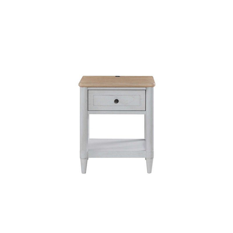 Petite table de chevet - Ciment et sable