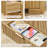 3-Drawer 31.5'' W Fluted Nightstand with Outlets, Wood Storage Bedside Table