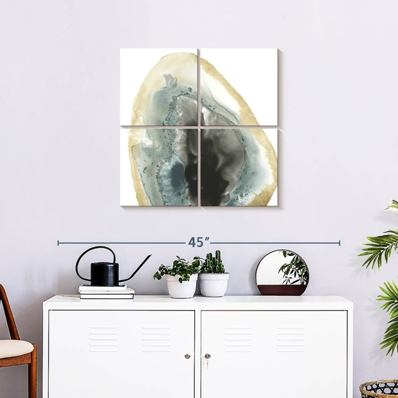 Cropped Geodes III, 26" H x 26" W