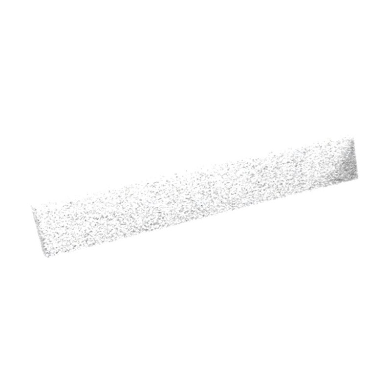 Ellipse Solid Surface Vanity Side Splash, Arctic Granite