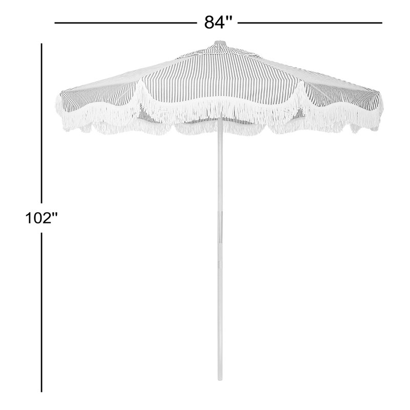 Market Umbrella - Laurens Stripe, Pink