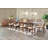 Ameet Extendable Mahogany Solid Wood Dining Table-96294848