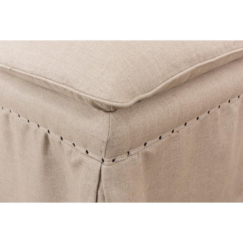 Draped Ottoman