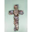 Tribal indien, fausses têtes de flèches, agneau de dieu, plaque de croix du Bon Pasteur