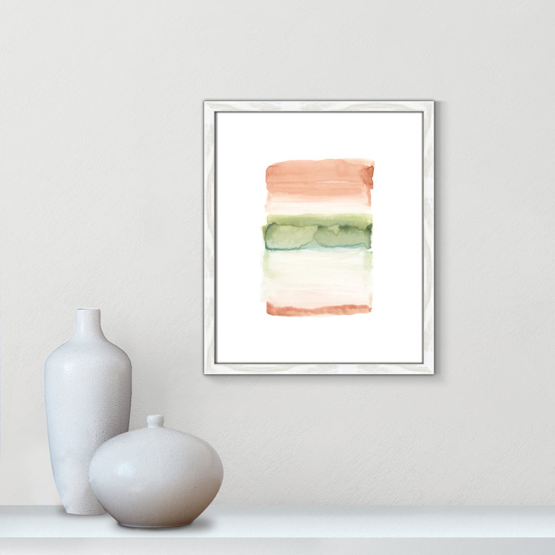 Skye II - Cadre photo, reproduction d'art sur papier, H 19 po x l 16 po x P 0,75 po, Papier encadré blanc