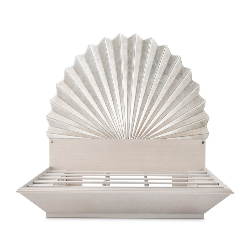  Très grand lit à rallonge Fantosini - Feuille d'argent