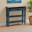 Console Flora, à un tiroir, brun / bleu Flora 29,68 po x l 31,2 po x P 9,82 po Flora