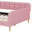 Grand lit de jour recouvert de tissu d'ameublement-1206732666