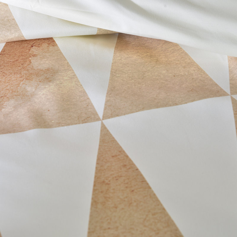 Georgiana Paraschiv Geometric Shapes Duvet Cover, Queen Duvet Cover + 2 Standard Shams
