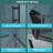 Bi Shower Door With Water- Screen, 32"W X 72"H, Matte Black 72"H Fold Door, Scratch- Finish