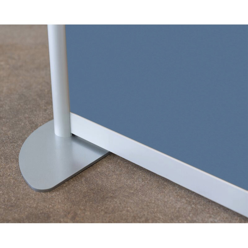 Cloison 3 panneaux Orrie, Standard, Bleu ardoise