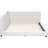 Upholstered Beige Queen Bed With Charging - Stable Construction & Gorgeous Design Ports Elegant Linen Fabric-35407216-35407222
