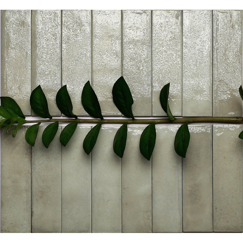 Laurent | 2"x8" Porcelain Wall Tile, Green
