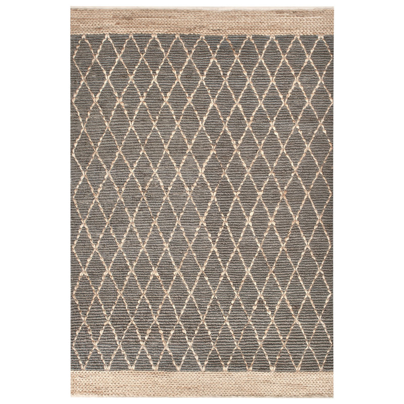 Rug TELLIKAYA Jute Grey, Rectangle 200 x 300 cm