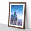 One Liberty Place In Philadelphia - Single Picture Frame Painting on MDF-56925321-56925322