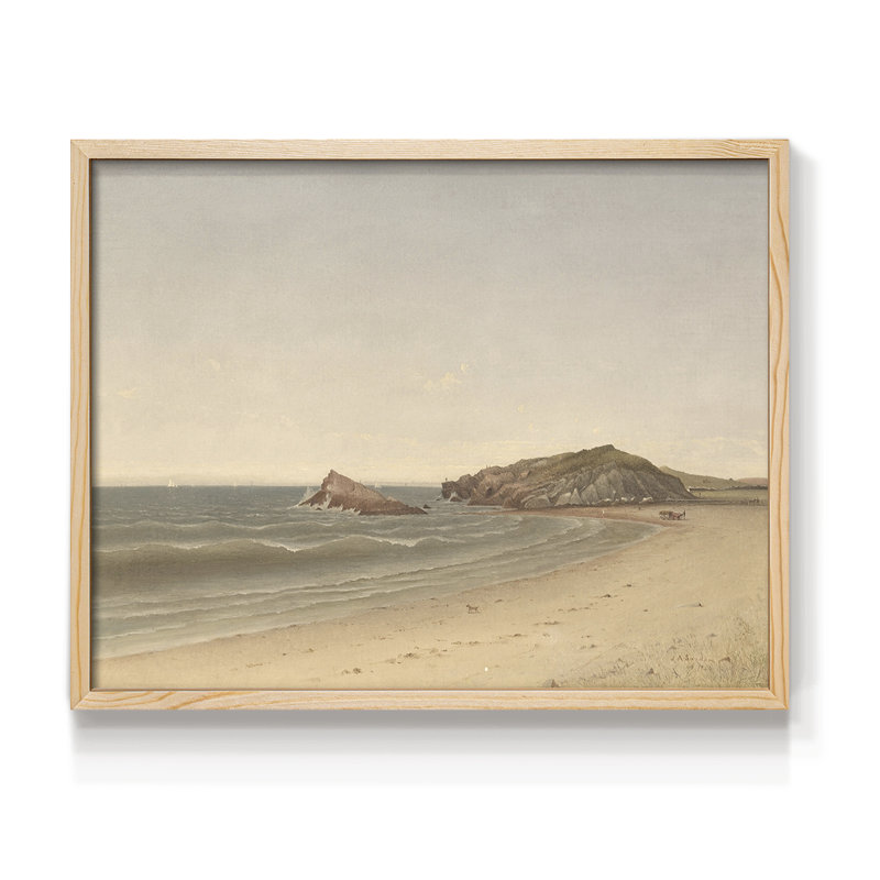 Paysages rétro-CDL-reproduction encadrée, H 8 po x l 10 po, Naturel