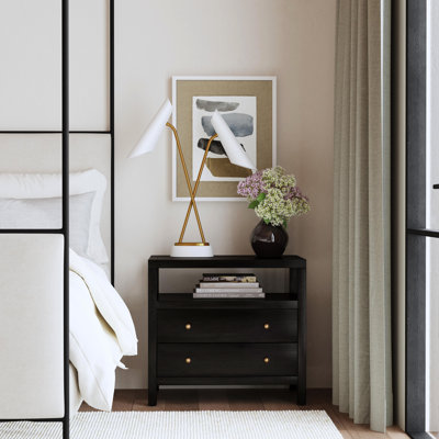 Celine 28" 2-Drawer Nightstand