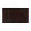 Rectangular 52-Inch Extension Dining Table, Cappuccino