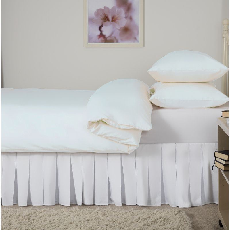 Solid Colour Duvet Cover Set with Pillowcases, 135 x 200cm Duvet Cover + 1 Standard Pillowcase