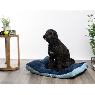 Modern Threads - Lit pour chien luxueux - Lit moelleux et moelleux en mousse à mémoire de forme orthopédique pour petits et grands chiens - Lavable à la machine - Dorlotez votre animal avec des lits confortables - Lin beige