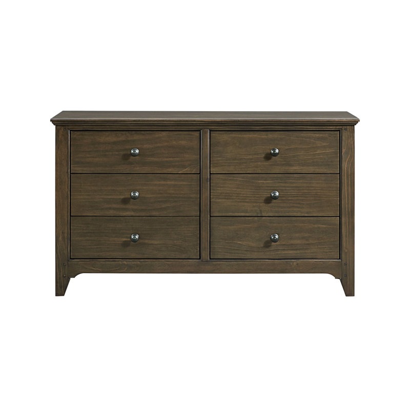 Commode 6 tiroirs Tahoe Youth Farmhouse, Brun
