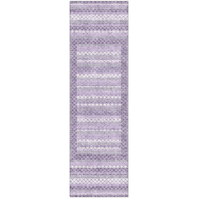 Premium Machine Washable Bissen Geometric Rug